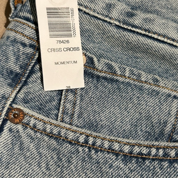 Agolde Criss Cross Shorts size 28 - Picture 2 of 5